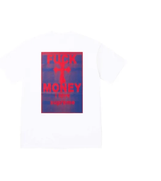 M XL White Black L S TEE and MONEY FW24 1017